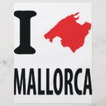 I love Mallorca contour icon Flyer