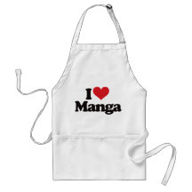 I Love Manga Aprons