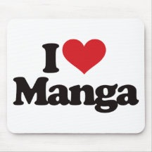 I Love Manga Mousemat