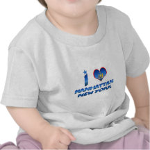 I love Manhattan, New York Tshirts
