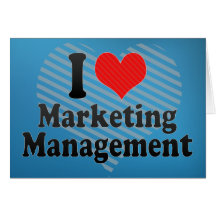 I Love Marketing Management Card