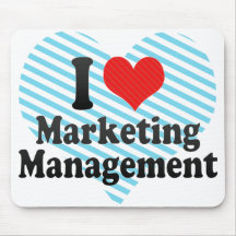 I Love Marketing Management Mousepad