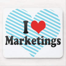 I Love Marketings Mousepads