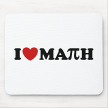 I Love Math Mousepads