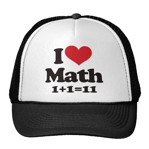 I Love Math! Trucker Hat