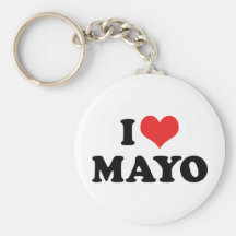 I Love Mayonnaise Keychain