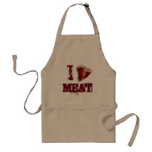 I Love Meat Apron