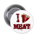 I Love Meat Buttons