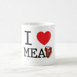 I Love Meat Coffee Mugs