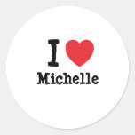 I love Michelle heart T-Shirt Sticker