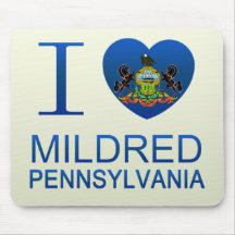 I Love Mildred, PA Mouse Pads