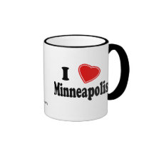 I Love Minneapolis Coffee Mugs