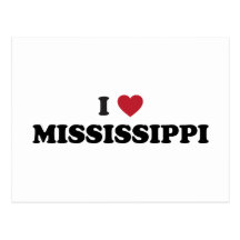 i Love Mississippi Post Cards
