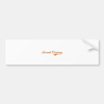 I Love Mount Vernon Texas Bumper Sticker