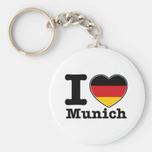 I love Munich Key Chains