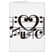 I LOVE MUSIC CARDS