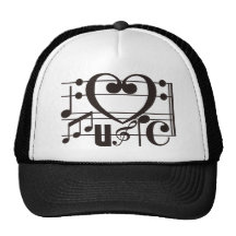 I LOVE MUSIC HAT