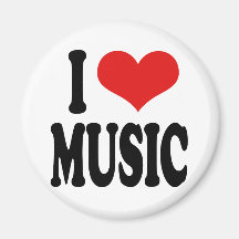 I Love Music Magnet
