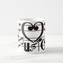 I LOVE MUSIC MUG