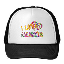 I Love Music Trucker Hat