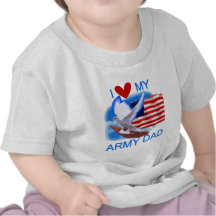 I Love My Army Dad Tshirts and Gifts