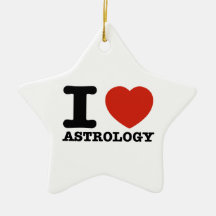 I love my Astrology Christmas Ornament
