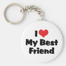 I Love My Best Friend Keychain keychains