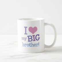I Love My Big Brother Coffee Mug
