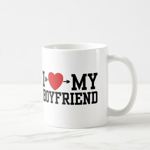 I Love My Boyfriend Coffee Mugs