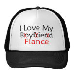 I Love My Boyfriend Fiance Mesh Hats