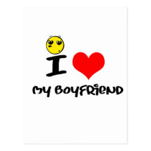 I love my Boyfriend Postcards