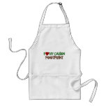 I Love My Carbon Footprint Aprons