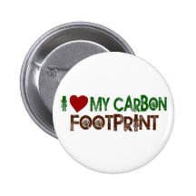 I Love My Carbon Footprint Button
