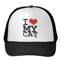 i love my cat hats