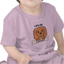 I Love My Cavalier King Charles Spaniel Shirts