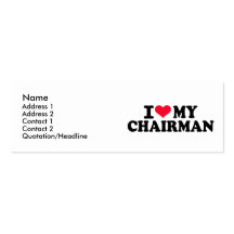 I love my Chairman Business Card Templates