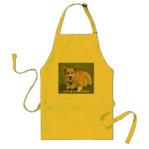 I LOVE MY CORGI APRON