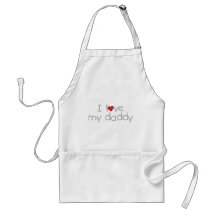 I Love My Daddy Aprons