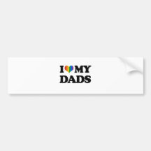 I love my dads bumper sticker