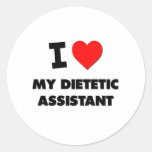 I love My Dietetic Assistant Stickers