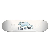 I Love My Ferret Skate Board Deck