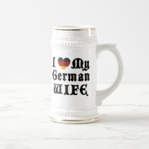 I Love My German Wife Gift Coffee Mug
