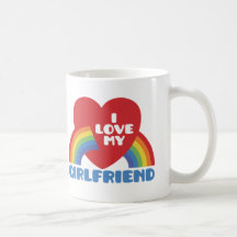 I Love My Girlfriend Mugs
