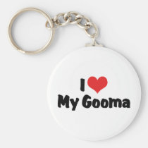 I Love My Gooma Keychain keychains