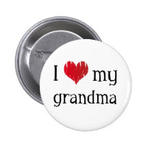 I love my grandma pins
