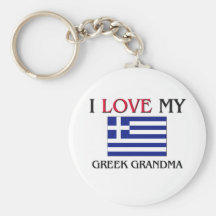 I Love My Greek Grandma Key Chain