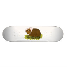I Love My Guinea Pig Skateboard Decks