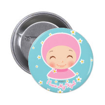 I Love My Hijab Pin