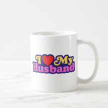 I Love My Husband Coffee Mug
