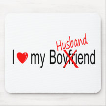 I Love My Husband Mouse Mat